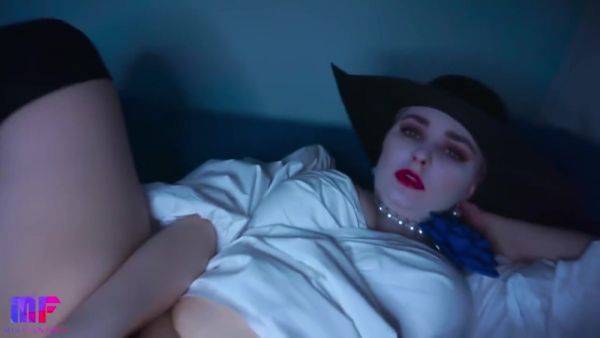 Halloween Girl Pleasuring Her Wet Pussy - hotmovs.com on poweredporn.com