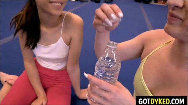 Flexible gymnast and girlgirl get hot and heavy with lesbian pornstars - sexu.com on poweredporn.com