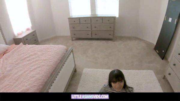 Young busty Asian Teens hide & Seek before getting drilled by a big cock - sexu.com on poweredporn.com