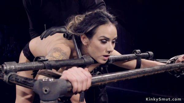 Full-breasted Clamped In - Dark Haired - upornia.com on poweredporn.com