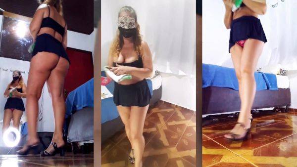 Cleaning The Room With A Banana In The Ass - hclips.com - Brazil on poweredporn.com