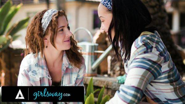 GIRLSWAY - Town Historian Alexis Tae & Environmentalist Lumi Ray Celebrate Their Feat With Hard Sex - txxx.com on poweredporn.com