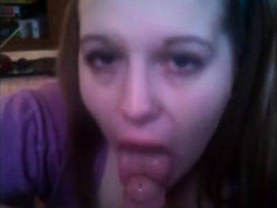 Young BBW giving a sensual blowjob - drtuber.com on poweredporn.com