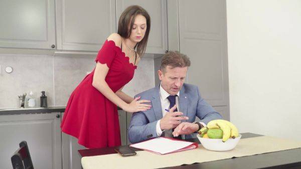 Slender beauty plays with the man's dick in addictive home rounds - xbabe.com on poweredporn.com