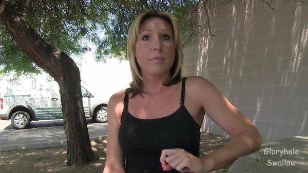 GloryholeSwallow - Sabrina's 3rd Visit - hotmovs.com on poweredporn.com