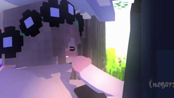 Minecraft porn cartoon with blowjob in public - anysex.com on poweredporn.com