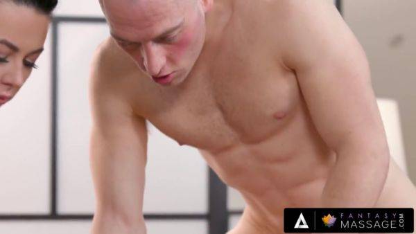 FANTASY MASSAGE - Sexy Christie Stevens And Whitney Wright Share Cum Load After Intense Threesome - hotmovs.com on poweredporn.com