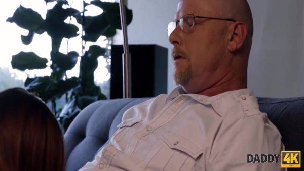 Boyfriend Is Too Scared So Ginger Gf Goes And Seduces His Dad - hotmovs.com - Usa on poweredporn.com