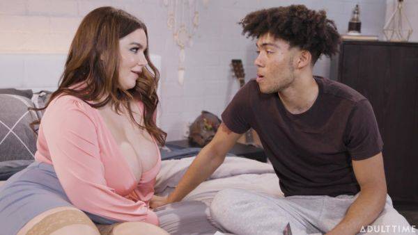 Black male fucks busty stepmom so good that she craves sperm on lips - xbabe.com on poweredporn.com