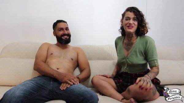 First 2 Dicks In One Chick For Brazilian Hotty - videomanysex.com - Brazil on poweredporn.com