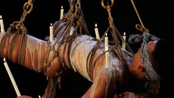 Fit Jock Toolboi Bondaged And Poured With Hot Candle Wax - drtuber.com on poweredporn.com