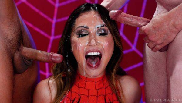 Amazing Asian beauty ends supreme MMF covered in warm jizz - hellporno.com on poweredporn.com