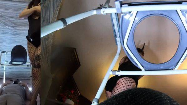 KATHRYN PEES ON SLAVES FACE - drtuber.com on poweredporn.com