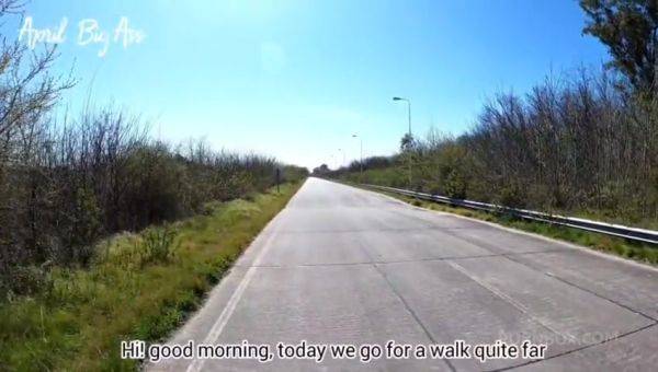 Drinking piss in the streets very risky, I drink cum too - PissVids - hotmovs.com on poweredporn.com