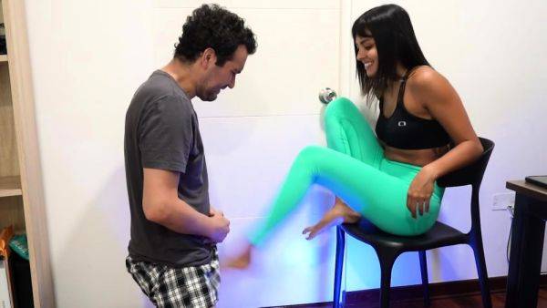 Ally kay femdom and foot fetish with horny boyfriend - drtuber.com on poweredporn.com