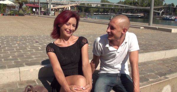 Slim mature seduced in fucking on cam and trying sperm on tits - alphaporno.com on poweredporn.com