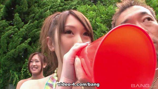 Pool Time With Horny Asian College Girls - Bang - hotmovs.com - Japan on poweredporn.com