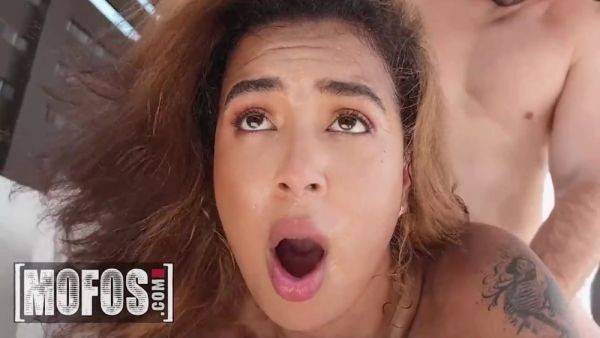 Is Relaxing Under The Sun When Comes And Tells Her How Horny He Is And Needs To Fuck Her - Babi Star And J Mac - hotmovs.com on poweredporn.com