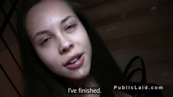 Stunning Brunette Fucks Pov In Public - hclips.com on poweredporn.com