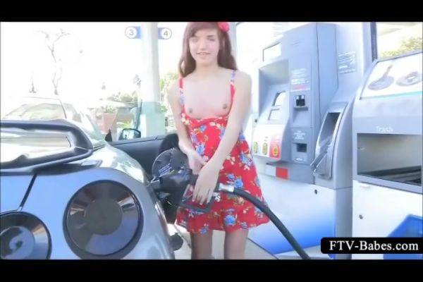 Gorgeous Petite Girl Showing Her Tits And Undies In A B - hclips.com on poweredporn.com