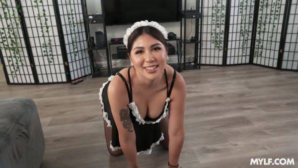 Sexy maid bends ass for sex and pleases horny man with a gorgeous POV - xbabe.com on poweredporn.com