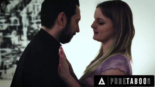 PURE TABOO Troubled Teen Eliza Eves Fucks Her Preist To Piss Off Her Religious Stepmom - hotmovs.com on poweredporn.com