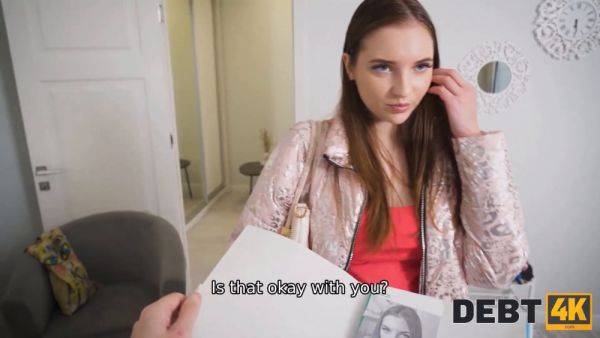 Watch Andrew Marshall & Vika Lita Debt Collectors Pay Debt with Their Shaved Pussies - sexu.com - Russia on poweredporn.com