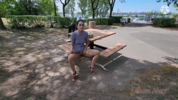 Public Path Naked Dildo Fuck Part 2 - hclips.com on poweredporn.com