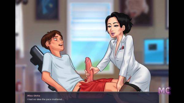 Summertime Saga - Gameplay Part 38 (miss Okita): All Scenes - upornia.com on poweredporn.com