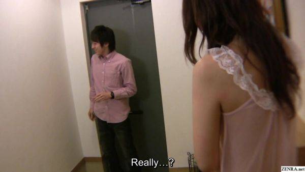 Bashful Japanese MILF answers door nearly naked leading to sex - txxx.com - Japan on poweredporn.com