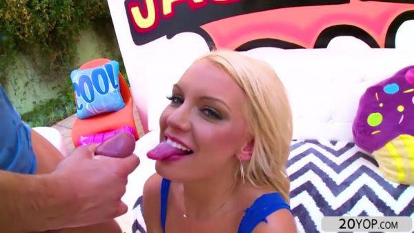 Kenzie Taylor - Big Tits Gets A Hard Anal Pounding By A H - videomanysex.com on poweredporn.com