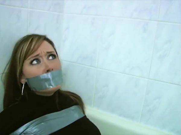 Tape Tied And Gagged - Christina Carter - hotmovs.com on poweredporn.com