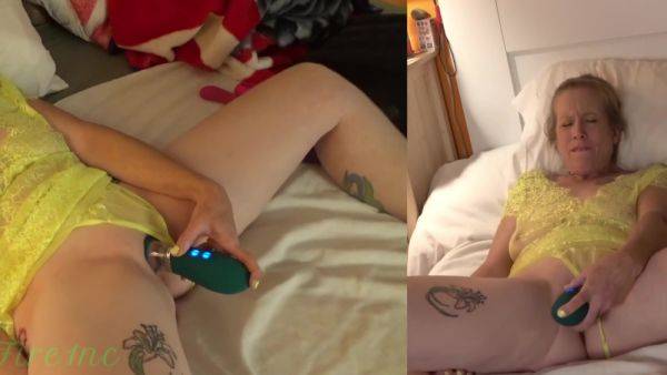 Testing New Vibrating Toys Causes Non-stop Body Shaking Orgasms Self Clit Torture Edging Jumping - hclips.com on poweredporn.com