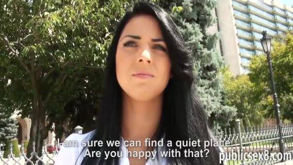 Amateur Eurobabe Flashes Big Tits And Slammed In Public - hclips.com on poweredporn.com