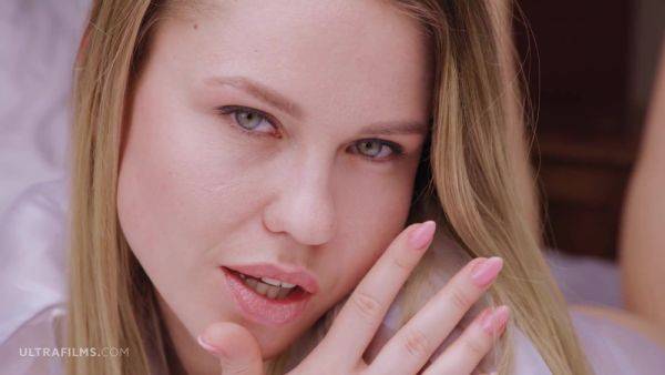 Beautiful Ukrainian model Erika Eden rubbing her pussy in front of the camera - Erotic solo Masturbation - xhand.com - Ukraine on poweredporn.com