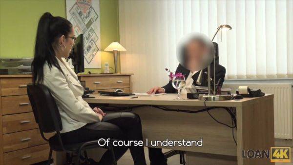 Elis Dark in glasses gets down and dirty at work for the first time - sexu.com on poweredporn.com