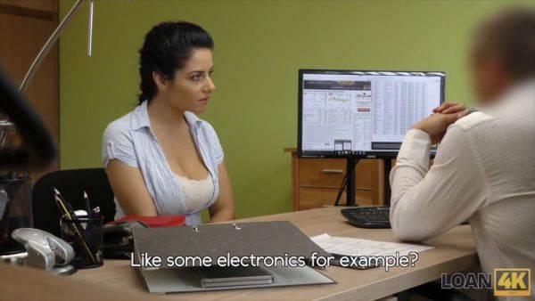 A girl with money problems pays for her fix with an intense anal session - sexu.com on poweredporn.com