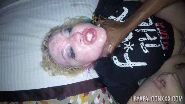 Throated blonde MILF loudly fucked in more extreme interracial scenes and soaked in sperm - xbabe.com on poweredporn.com