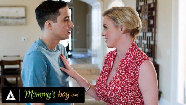 MOMMY'S BOY - Pervert Busty MILF Dee Williams Lets Her Stepson Hard Fuck Her To Boost His Confidence - txxx.com on poweredporn.com