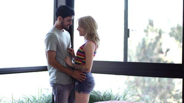 Insolent teen granted heavy duty inches the hard way - hellporno.com on poweredporn.com