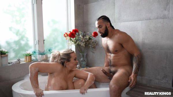 Appetizing Milf Hot Interracial Sex In Bathroom - upornia.com on poweredporn.com