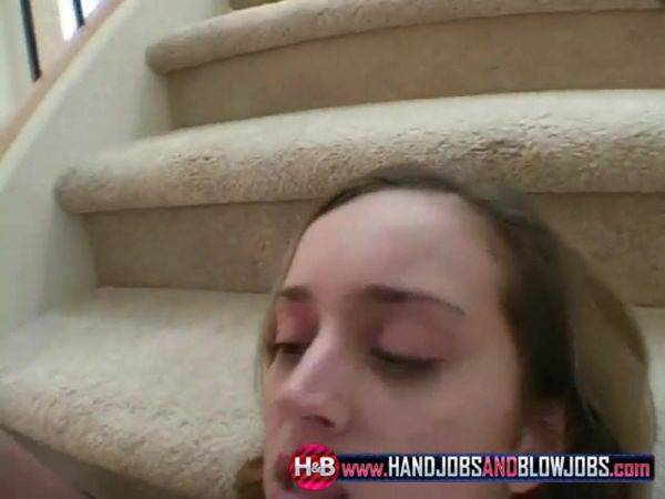 Dick wanking teen slut in POV - txxx.com on poweredporn.com