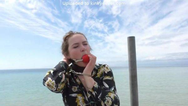 Beach And Bondage - hclips.com on poweredporn.com