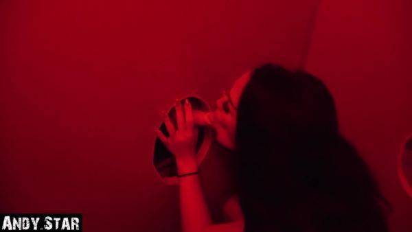 German Girl Alone At Gloryhole Cum Swallow With Andy Star - hclips.com - Germany on poweredporn.com