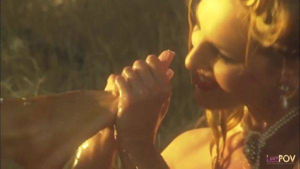 Sweet Lesbian Maidens Washing Each Others Butts And Eating Each Others Pussies - hotmovs.com on poweredporn.com