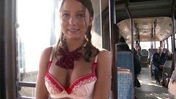 Nensi B Medina - Cute Babe Spoils With A Member In Public Tra - hclips.com - Russia on poweredporn.com