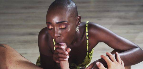 Sensual ebony beauty handles cock like a goddess in soft interracial - alphaporno.com on poweredporn.com