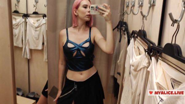 Try On Haul Transparent Clothes Completely See-through. At The Mall. See On Me In The - voyeurhit.com on poweredporn.com