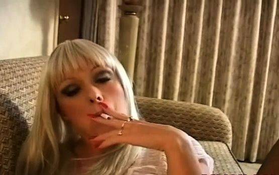 Lusty bimbo got cum all over her milk jugs - drtuber.com on poweredporn.com