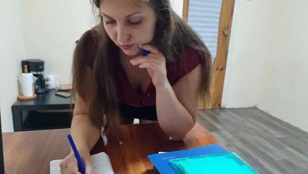 Russian MILF secretary gives her head and gets fucked with anal plug - anysex.com - Russia on poweredporn.com